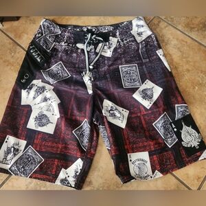 Lost Brotherhood Poker Men's Boardshorts